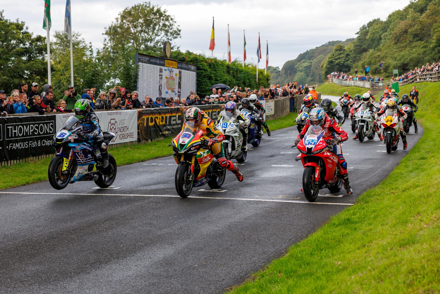 Dean Harrison takes Oliver’s Mount’s anniversary Gold Cup
