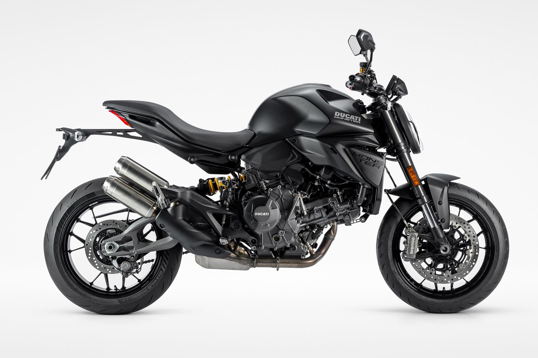 Ducati Monster Dark gives the V2 naked a blacker, simpler edge