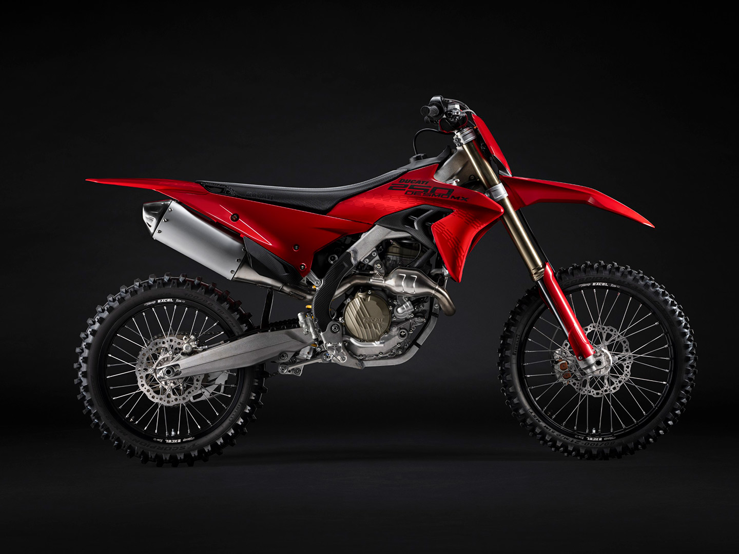 2027 Ducati Desmo250 MX studio right side profile