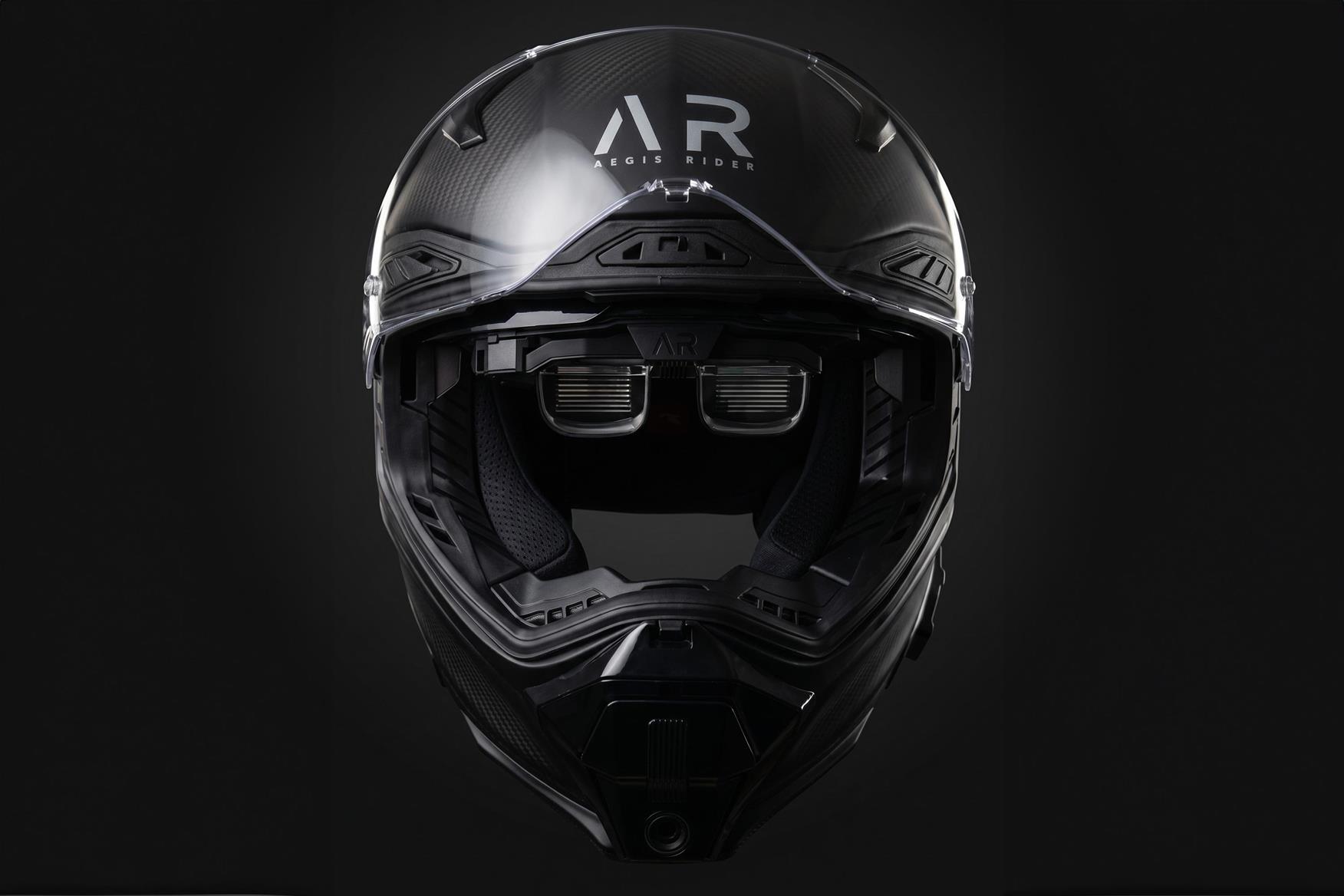 Aegis Rider puts spatially anchored HUD inside a motorcycle helmet