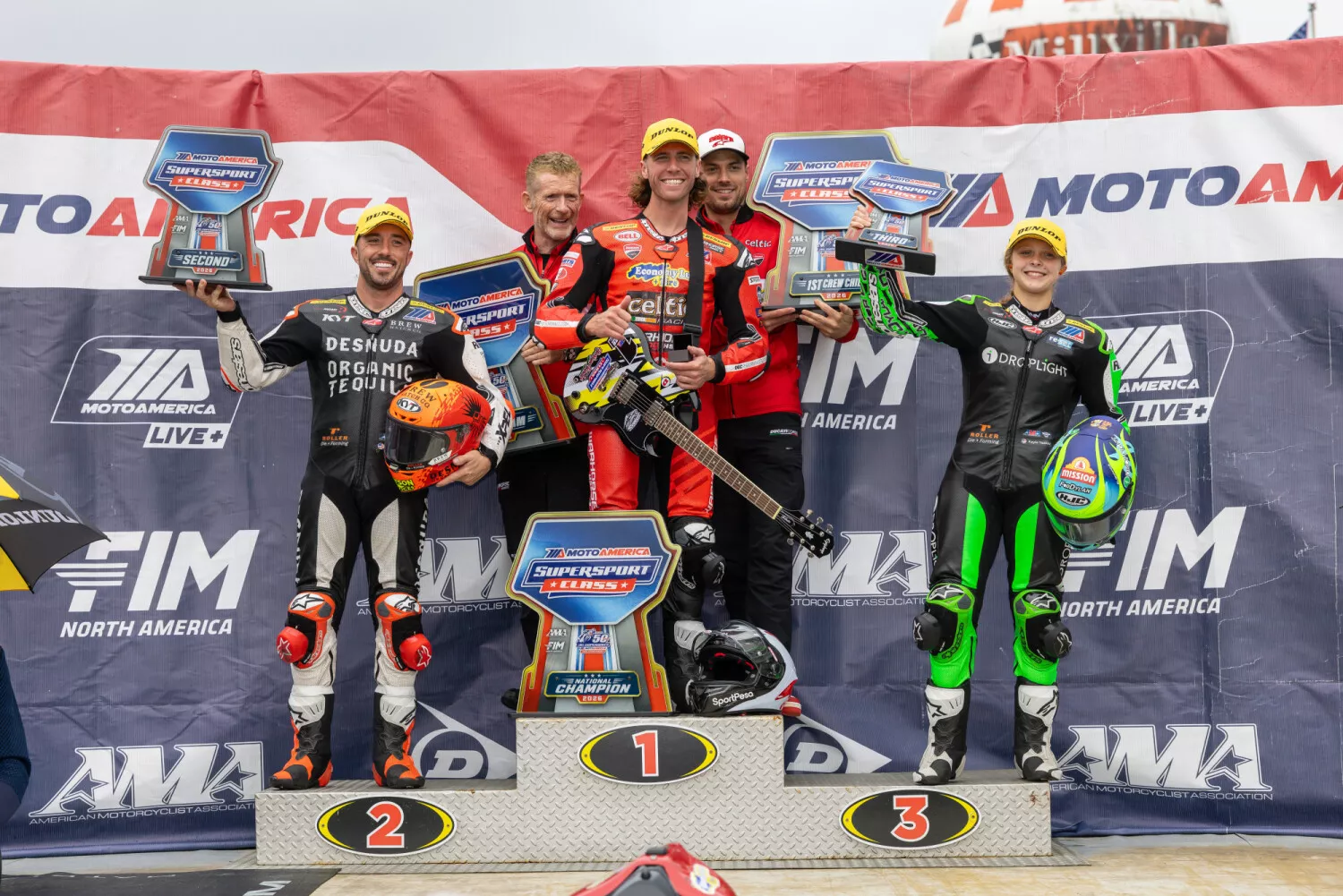 Ducati sweeps the 2026 MotoAmerica Supersport podium