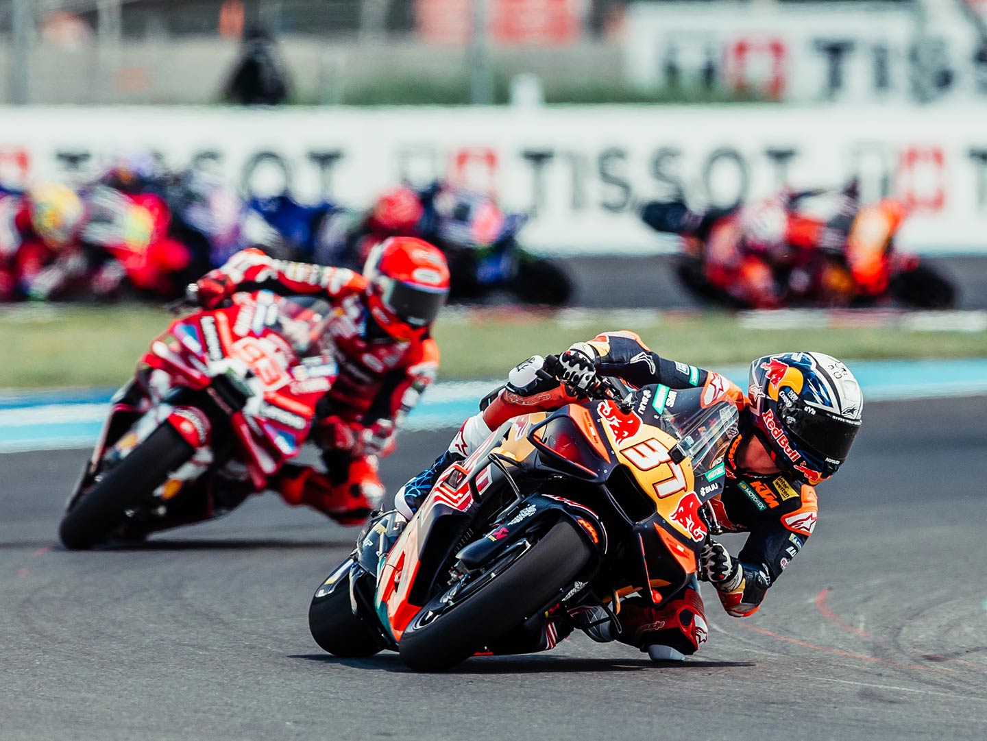Pedro Acosta racing at MotoGP race