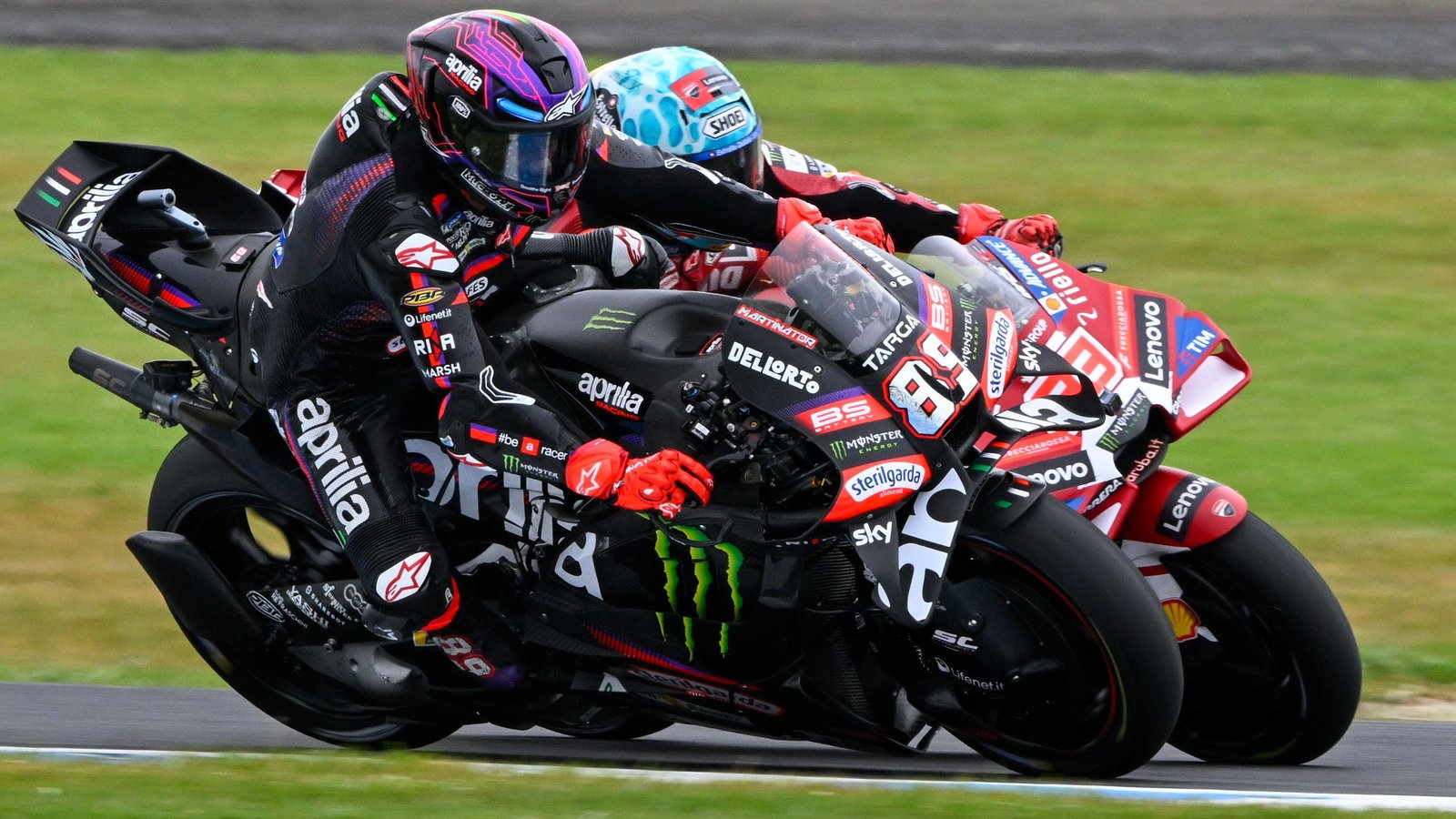 Aprilia at Phillip Island: a lost chance for Bezzecchi, relief for Martin