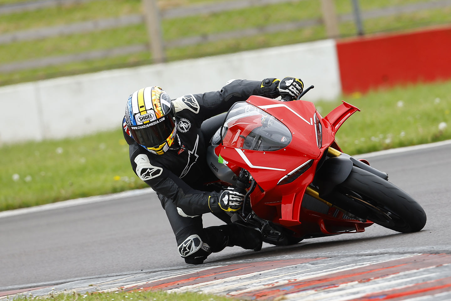 2026 Ducati Panigale V4 R racing at Donington Park