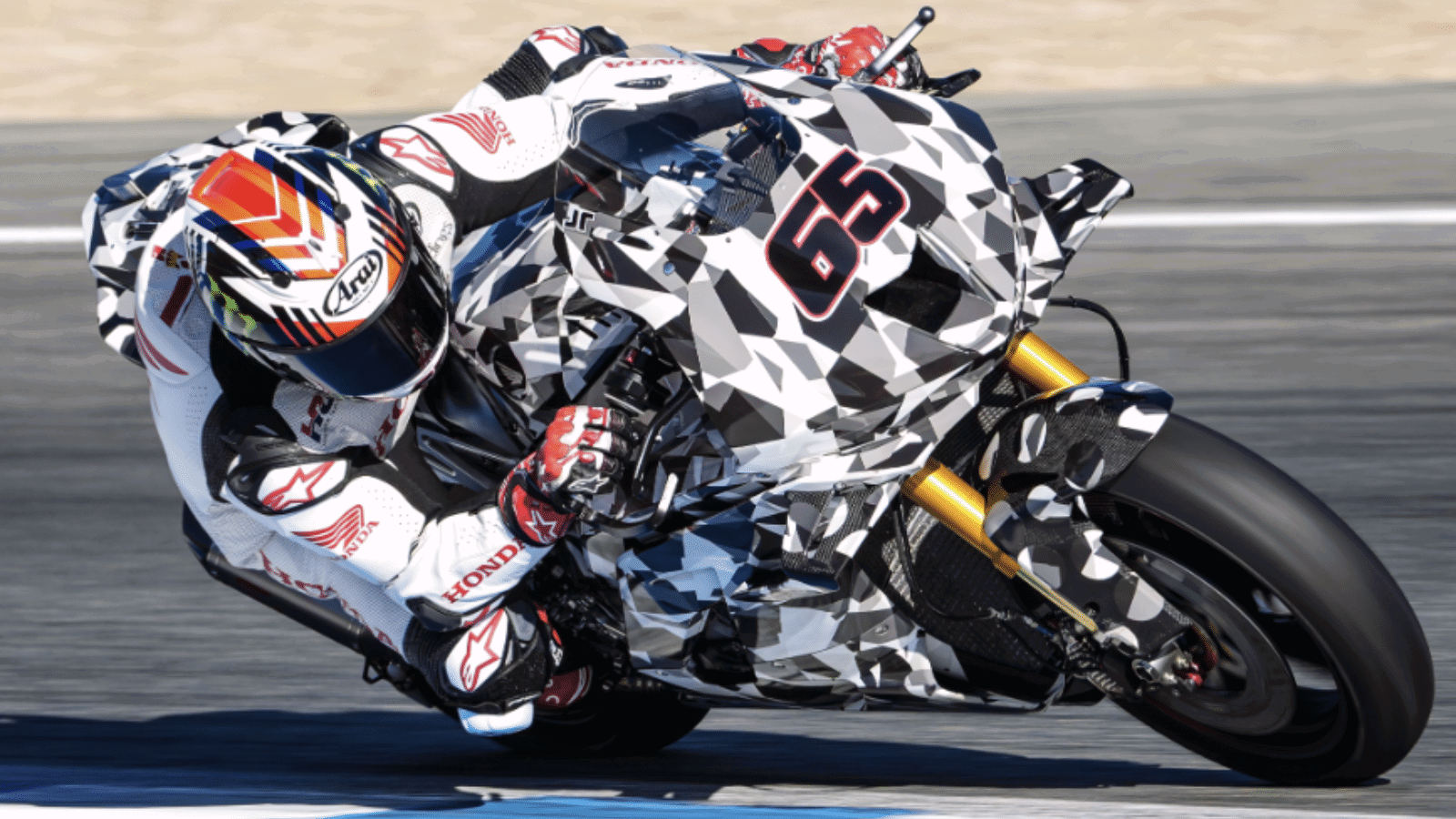 Honda tests a new Fireblade with Panigale V4 R-style aero