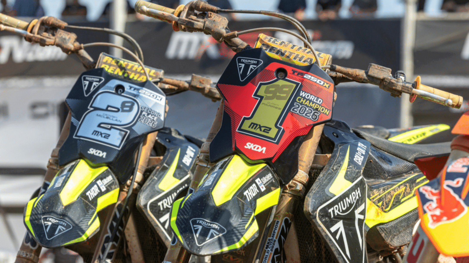 Triumph completes MX2 championship double with the TF 250-X