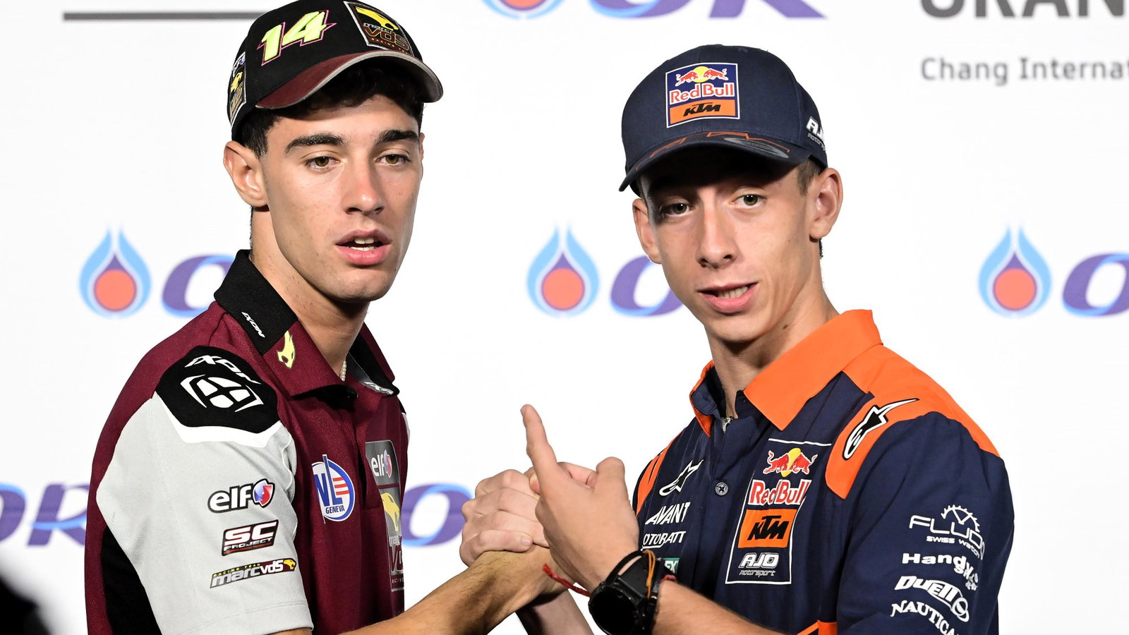 Tony Arbolino takes the lead at Forward in Moto2