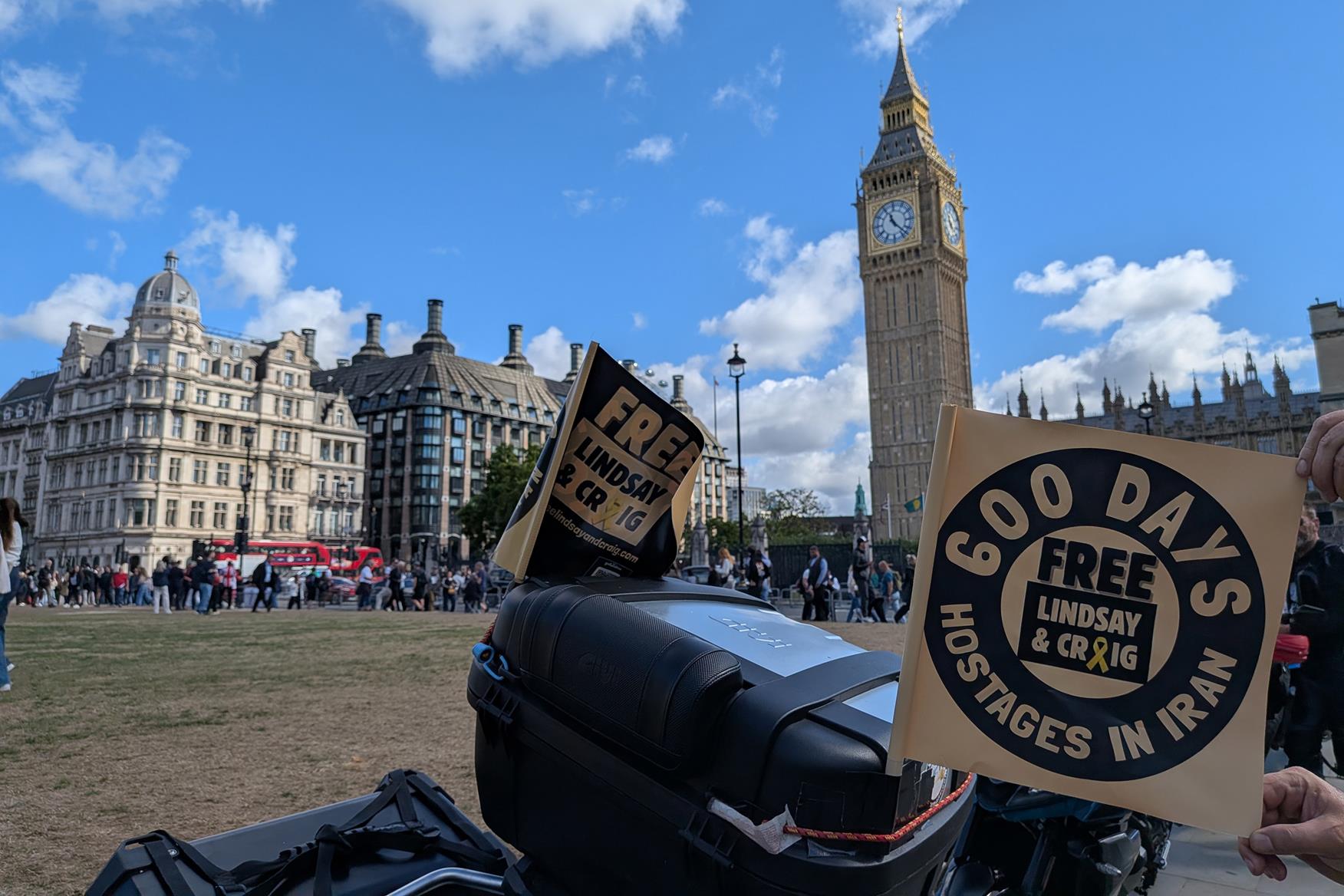 Bikers call for action over detained Foreman couple