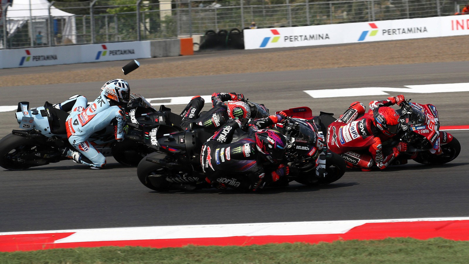 Marc Marquez wins Mandalika Sprint to take MotoGP lead