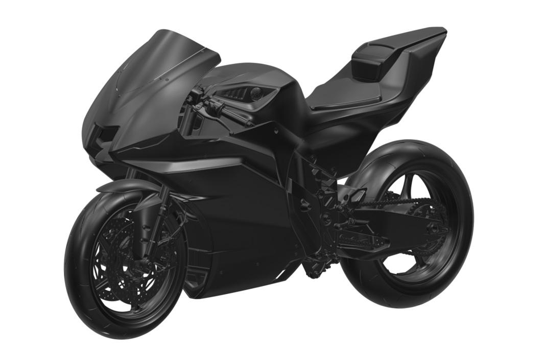 Yamaha Proto BEV CAD illustration