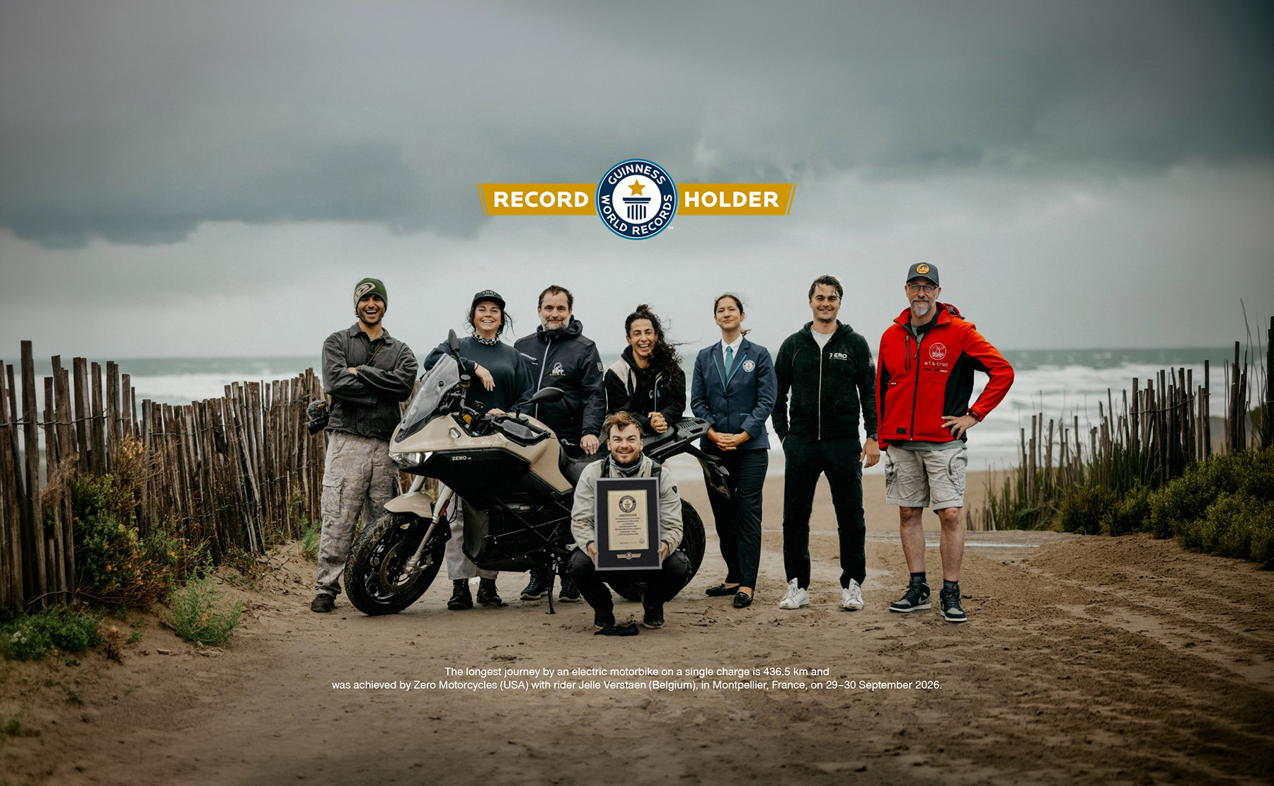 Zero DS covers 436.5 km on one charge in Guinness record bid