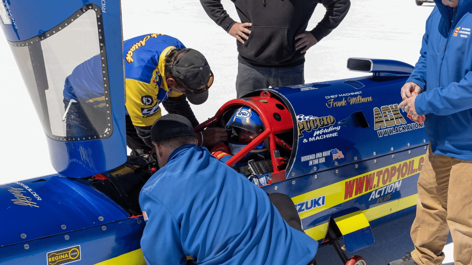 Rocky Robinson targets 400 mph in Bolivia