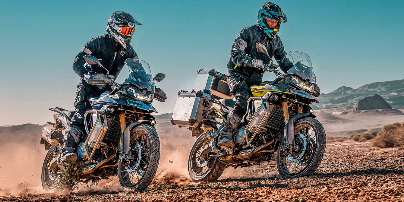 Voge and Cyclone bring nine test-ride models to Adventure Meeting