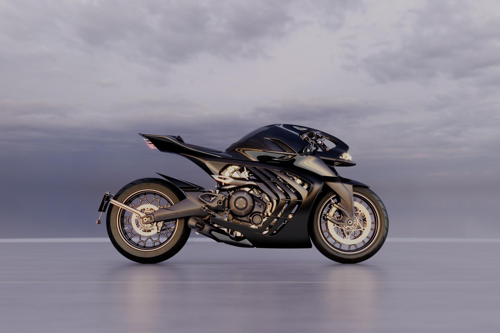 Aston Martin and Brough Superior reveal the 1083cc AMB 002 Roadster