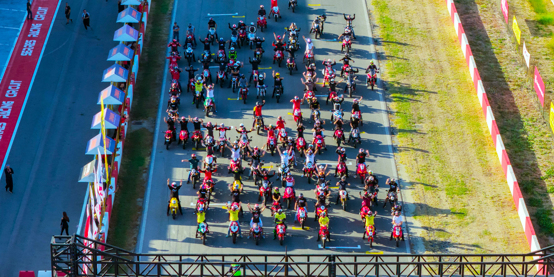 Ducati marks its centenary with a trackday at Serres
