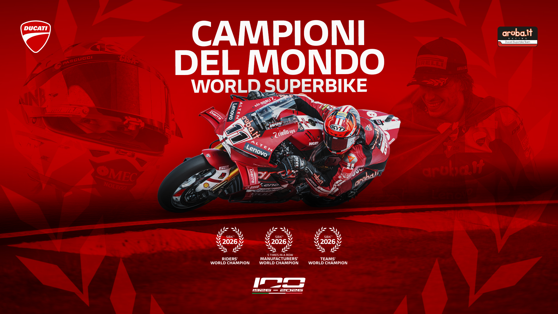 Nicolò Bulega seals 2026 WorldSBK title as Ducati completes triple crown