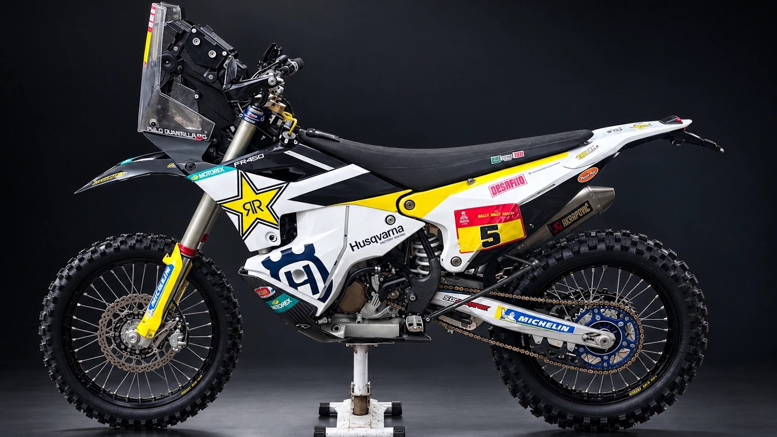 Pablo Quintanilla’s 2020 Dakar Husqvarna goes into a raffle